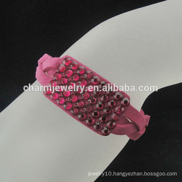 Hot sale Korea style velvet Wrap bracelet BCR-012-5